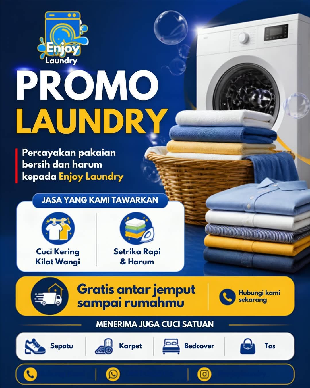 Laundry cepat bersih rapih dan wangi serang